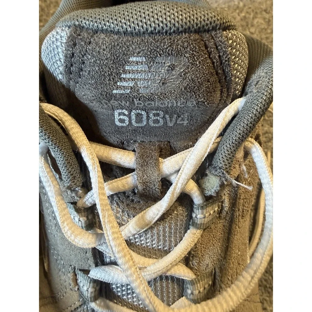New Balance 608v4 Mens Size 12 Shoes Grey Suede Running, Walking
